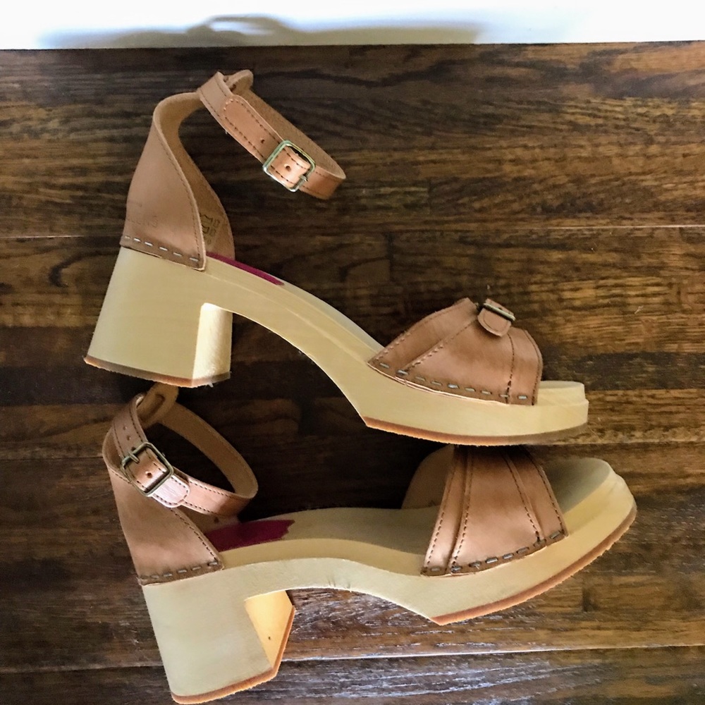 Swedish Hasbeens 60’s Preppy Clog Sandal